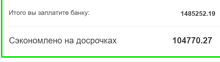 Результаты сравнения